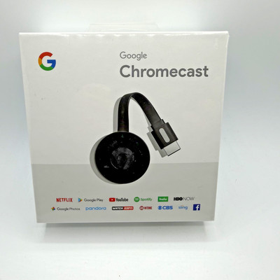 Google Chromecast 3rd Generation Streaming Media Player- New Factory Sealed