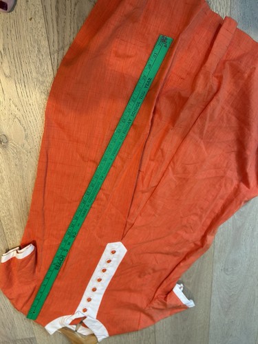 Vintage 1960’s Dress Women’s Orange Mini Aline Short Sleeve Mod, $24 - Photo 10