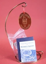 Wendell August Forge Solid Bronze Nutcracker Oval Ornament 1998 75th Anniversary