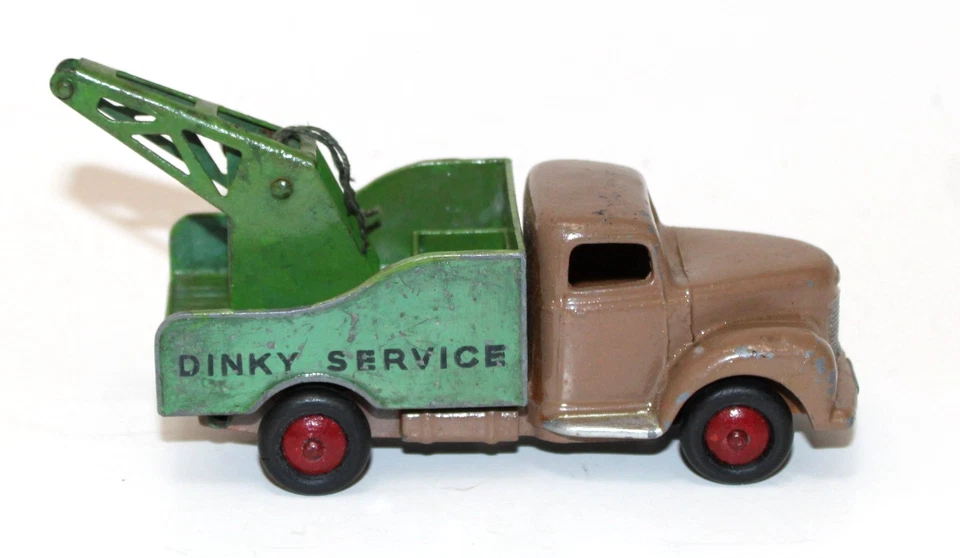 Dinky 25X Commer Wrecker Breakdown 卡车 棕色/绿色 1950 状况极佳 — 第 3/4 张图片