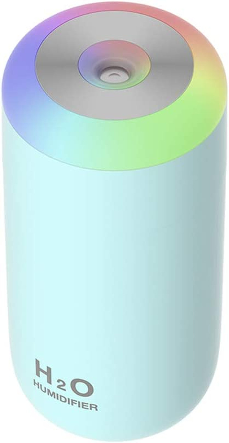 Indoor, 350ml Humidifier For Plant, Desk, Portable, Travel Cyan