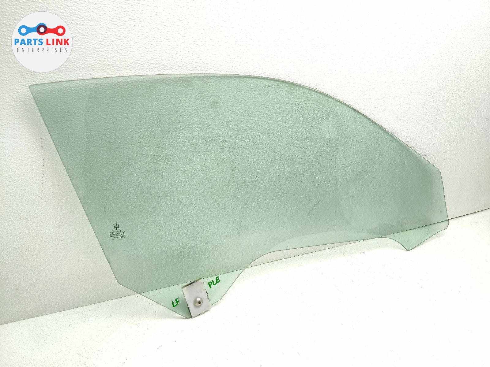 2007-19 MASERATI GRANTURISMO FRONT LEFT DOOR GLASS DRIVER WINDOW PANEL OEM M145
