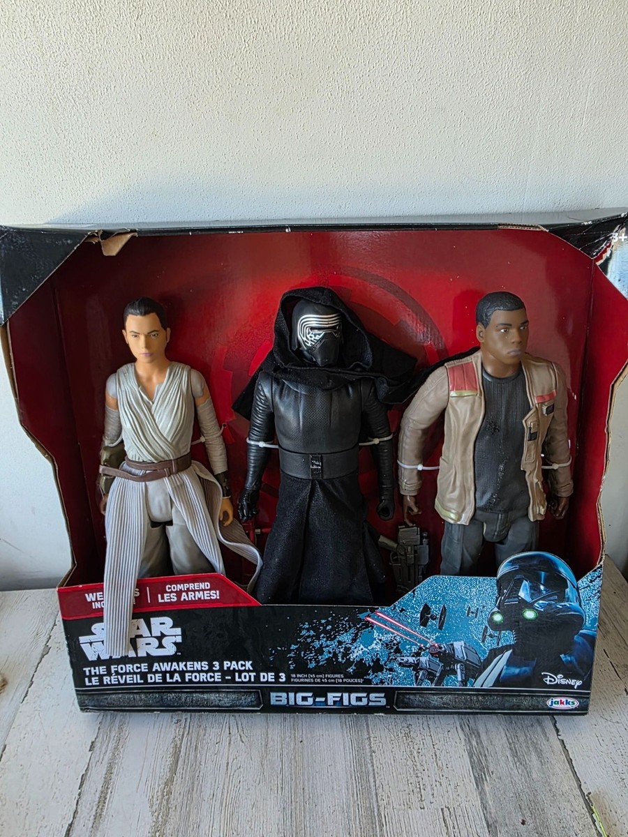 Jakks Star wars big figs Force awakens NEW three pack action