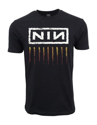 NINE INCH NAILS GRAPHIC T SHIRT BLACK