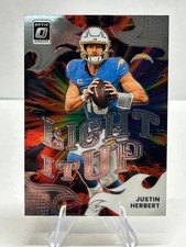 2025 Panini Donruss Optic Justin Herbert Light it Up football card
