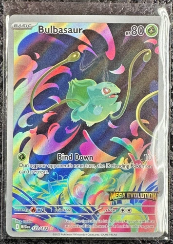2025 POKEMON MEGA EVOLUTION BULBASAUR 133/132