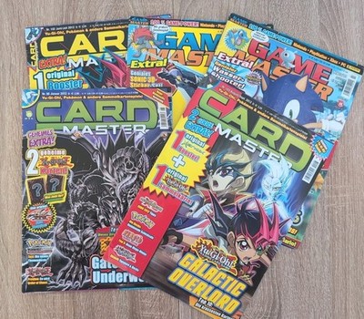 Anime Gaming Magazin 5x Konvolut Card Master Game Master Bundle