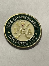 Rare 1986 PGA Championship 1" Coin Style Golf Marker - Inverness Club