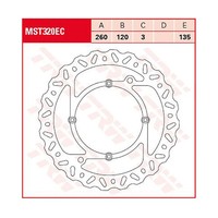 TRW Bremsscheibe Eco Offroad (FüR: Husqvarna WR 125 H100AA 00-01 Vorne )