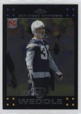 2007 Topps Chrome Eric Weddle #TC263 d4v