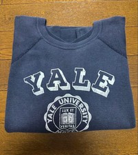 YALE 60s Vintage Sweatshirt, Eggplant Navy