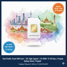 Asia Pacific Travel eSIM  3-30 Days  5G  3-30GB  12 Countries  Instant QR