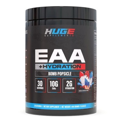Huge EAA + Hydration, Essential Amino Acids Powder, EAAs & BCAAs, Intra & Pos...