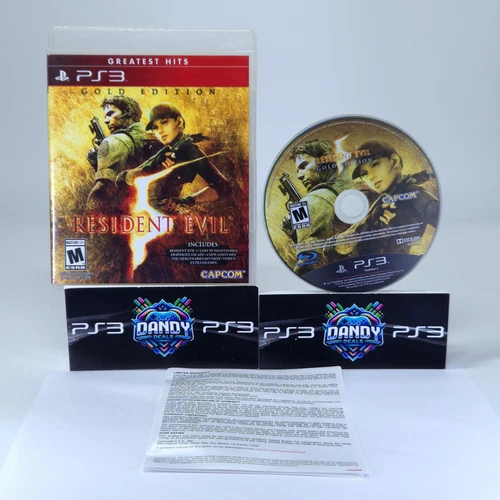 Resident Evil 5 Gold Edition PS3 CIB W/ Manual - PlayStation 3