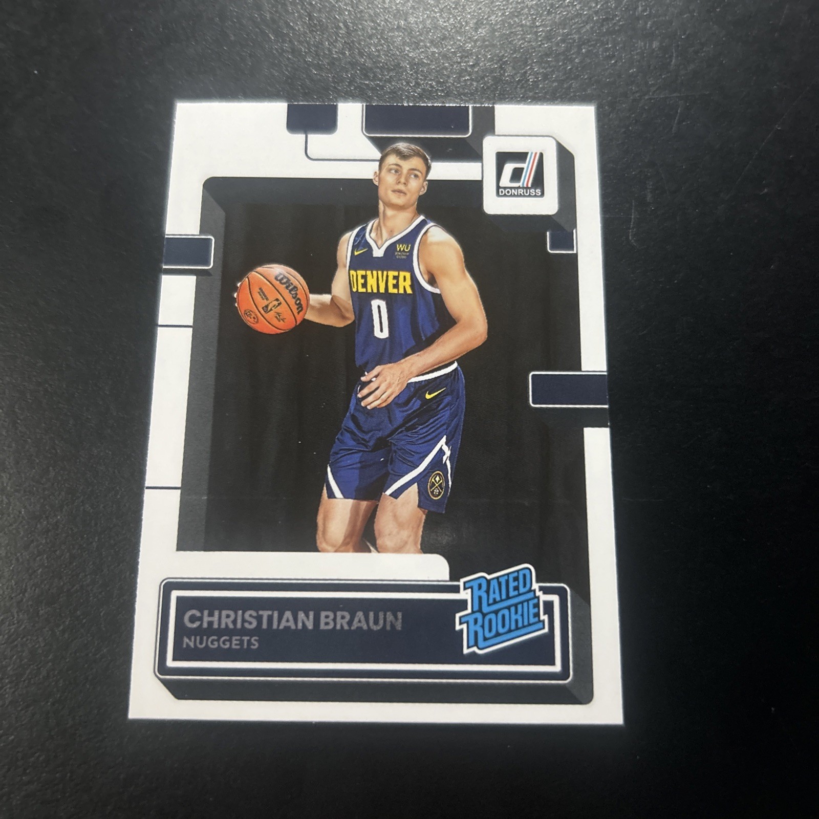 2022-23 Panini Donruss - Rated Rookie Christian Braun #221 (RC)