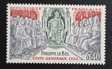 France Yvert Num 1577 ** Philippe IV le Bel 1968