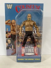 WWE Ultimate Edition Coliseum Collection George “The Animal” Steele NEW figure