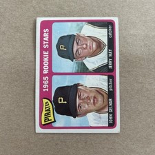 1965 Topps Baseball Rookie Stars John Gelnar & May Pittsburgh Pirates Card #143