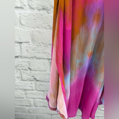 Blank London Anthropologie Rainbow Ombre Watercolor Maxi Skirt Large - Picture 5 of 15