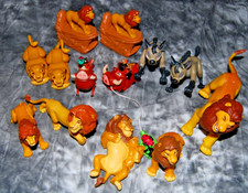 Vintage Lot of 13 Disney Lion King Figures, McDonalds, Burger King, Applause