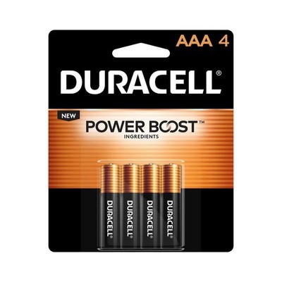 Duracell CopperTop AAA Alkaline Battery, 4-Pack