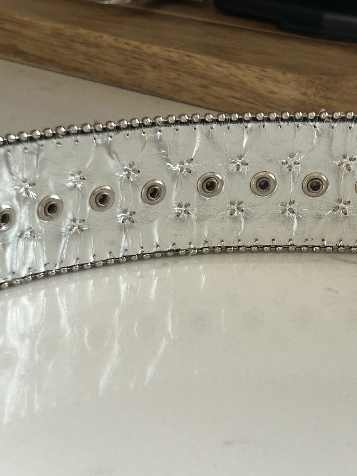 Guess Multi-colored Patchwork Rhinestones Studded… - image 7