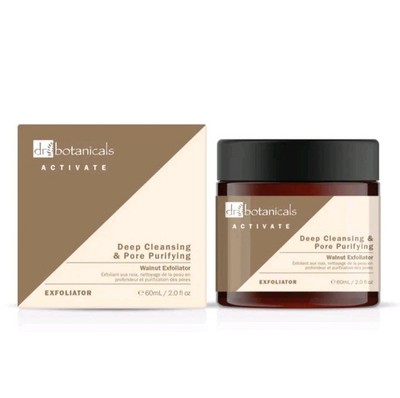 Dr Botanicals Activate Deep Cleaning and Pore Purifying Walnut Exfoliator 60ml