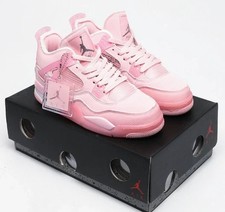  Womens Jordan 4 Retro Off-White Pastel Pink Size US 5.5-11