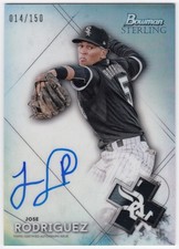 2021 Bowman Sterling Prospect Auto Refractor JOSE RODRIGUEZ BSPA-JRO #14/150 Sox