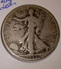 1935 P Walking Liberty Silver Half Dollar. Shh 🤫 Don't Tell. 😁It Was In Hiding