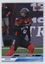 2024 Upper Deck CFL Deluxe 190/250 Damon Webb #25 1g8w