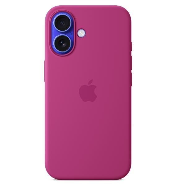 Custodia magsafe in silicone per iphone 16 plus - fucsia - Immagine 3