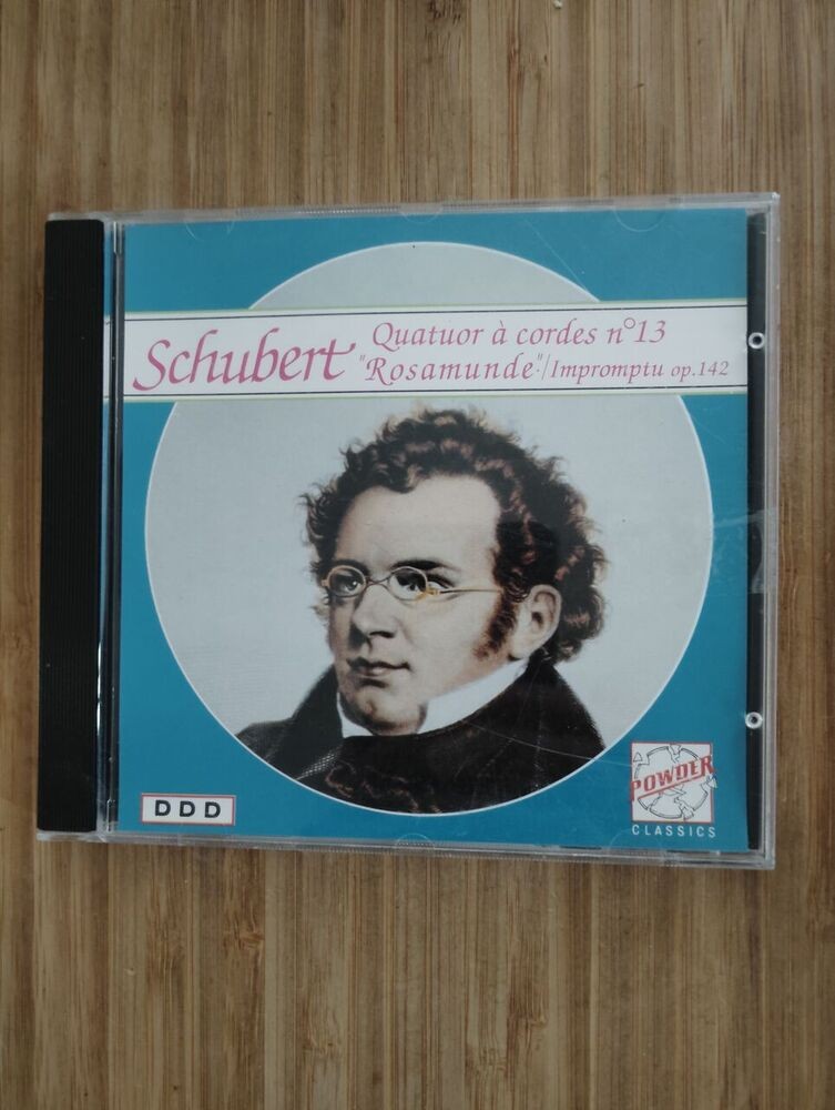 Quatuor String No. 13 "" Rosamunde "" / Impromptu Op.142 Schubert Fine Condition