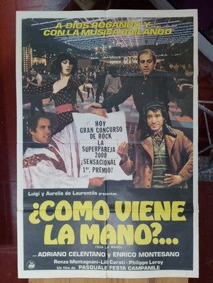 Adriano Celentano: ''Qua la Mano''. 1S, Original Argentina. p555