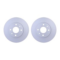 2 Bremsscheiben Voll Ø 59 Mm 10 Mm Hella Passend FüR U.A. Lancia Thema