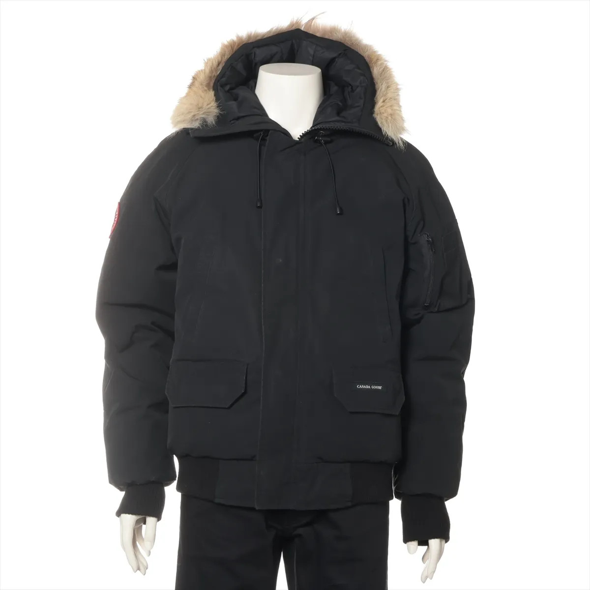 Canada Goose CHILLIWACK Cotton & Polyester Down jacket S Men's Black  7950M Over