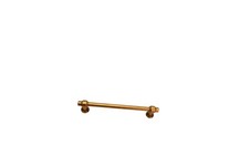 Lot Of 9 Brass Cabinet Drawer Bar Pull Handles Gold Traditional Hardware 6" CTC