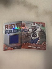 2024 Topps Chrome First Year Fabric Ray Davis #FYF-RD - Rookie Buffalo Bills
