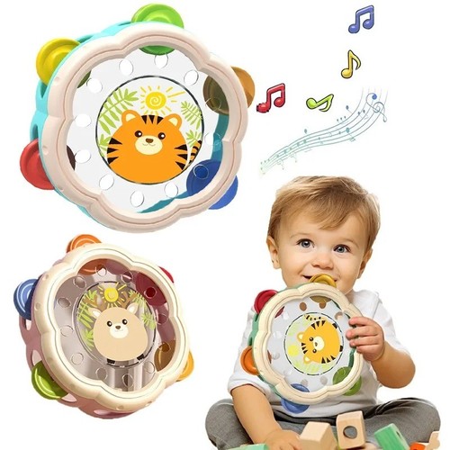 Montessori Baby Music Drum Toy Educational Instrument for Infants 0 12M - Picture 2 of 4