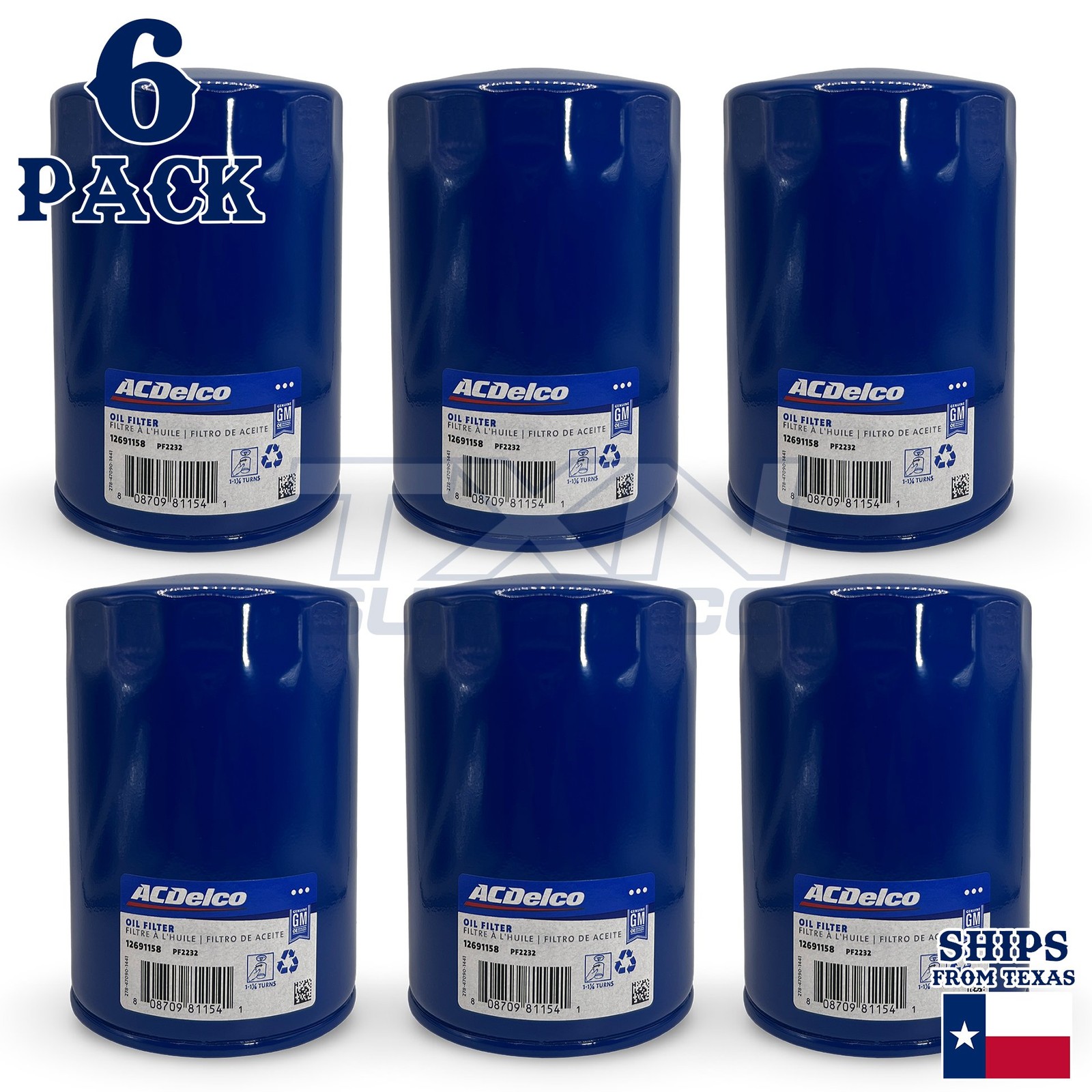 Filter 12691158 Gm Original Equipment - 6 Pack