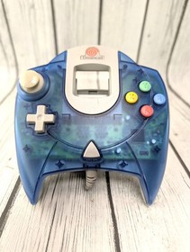 OEM Sega Dreamcast Clear Aqua Blue Controller HKT-7700 Tested