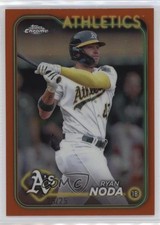 2024 Topps Chrome Orange Refractor 25/25 Ryan Noda #284 01nt