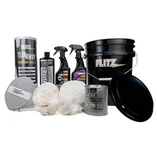 Flitz 5-Gallon Black Bucket Detailers Kit  C-209BB
