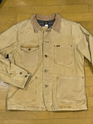 #ad #ad RRLCorduroy Trim Brown Duck Chore Coat L $834.62