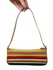Mini borsa a tracolla Y2K Aldo in tela a righe