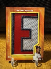 2024 Topps Rafael Devers Own The Name Relic 1/1 Only 1 Made! Card#OTN-RD