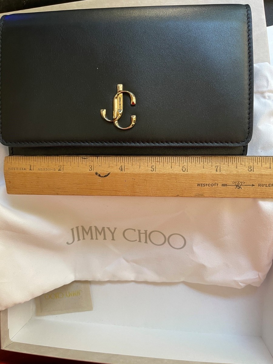 Buy Jimmy Choo Palace PKJ 010003 Shoulder Bag in Black Smooth Calf