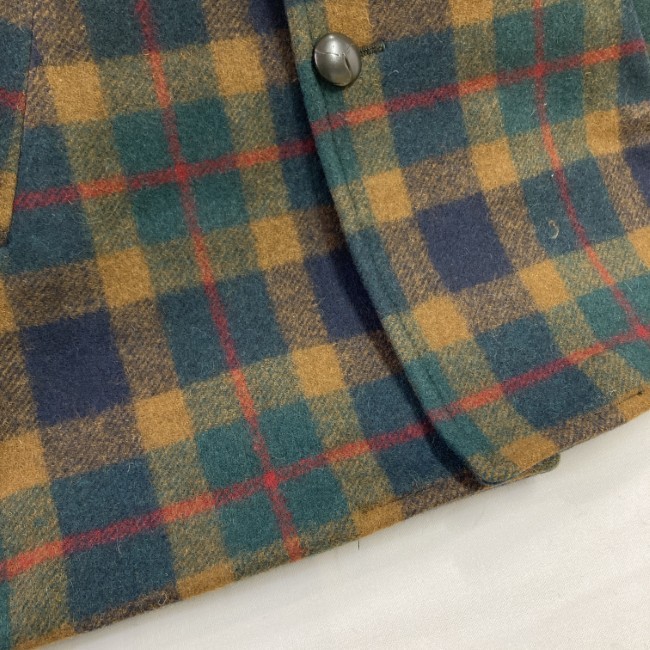 Pendleton Wool Jacket Blouson Check Multi Color M… - image 4