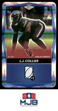 2025 UNO Elite Alt Jerseys Edition Blue Foil L.J. Collier #028 Cardinals