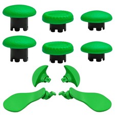 10-in-1 Metal Thumbsticks Replacement for PS5 Dualsense Edge Green